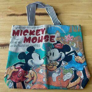 Vintage Mickey Mouse Tapestry Tote Bag